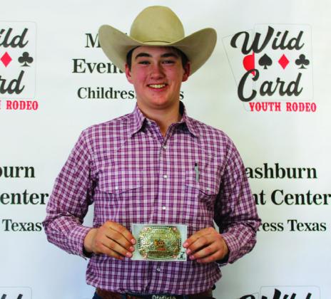 Henry Jones is the 13-16 boys All-Around Champion. Jones competed in breakaway roping, tie down roping, ribbon roping and chute dogging.
