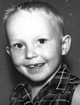 Phillip Warren Tompkins as a child in Wellington. Floyd Killough Collection
