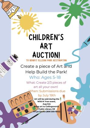 Art auction to benefit restoration of Ellison Park