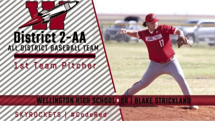 Blake Strickland, Senior, First Team Pitcher
