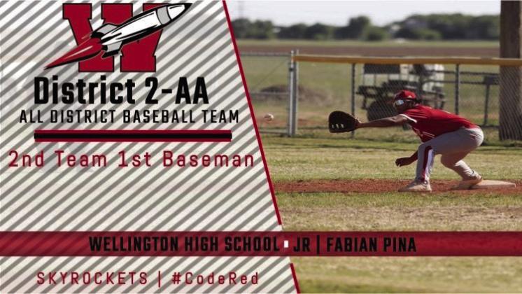 Fabian Pina, Junior, Second Team First Baseman