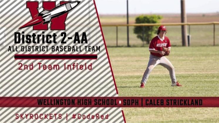 Caleb Strickland, Sophomore, Second Team Infield
