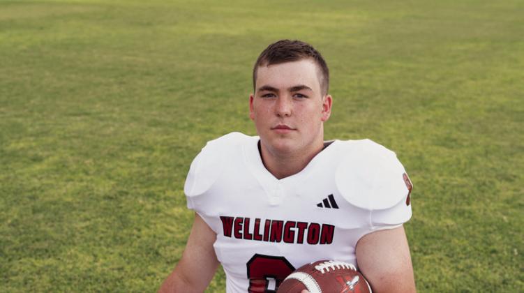 Caleb Strickland, Senior, First Team All-District Defensive Lineman and First Team All-District Tight End