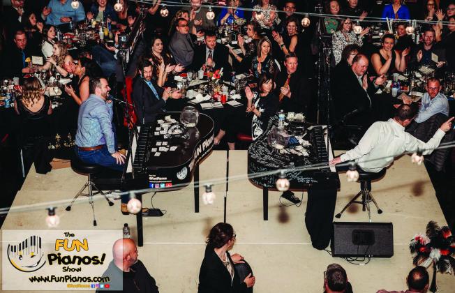 The Fun Pianos! Show to perform today in Childress
