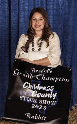 2023 Childress County Youth Project Grand and Reserve Grand Champions