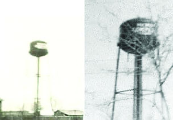 The Memphis Compress was required to paint their water tower black for camouflage purposes. Photo Courtesy of the Collection of John R. Ballew