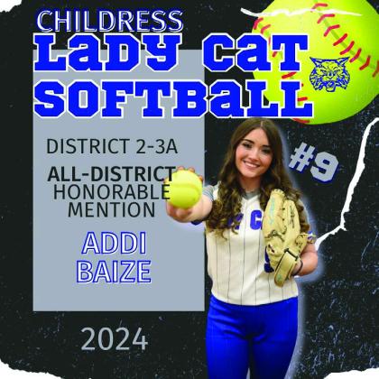 Lady Cats earn all-district softball honors