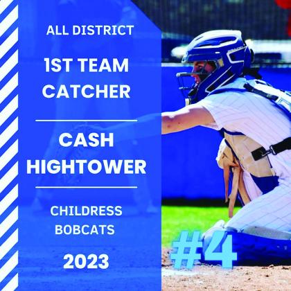 CashHightower,Sophomore,FirstTeamCatcher Courtesy Photos