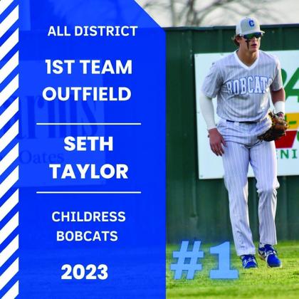 Seth Taylor, Senior, First Team Outfield