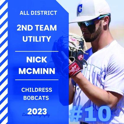 Nick McMinn, Senior, Second Team Utility