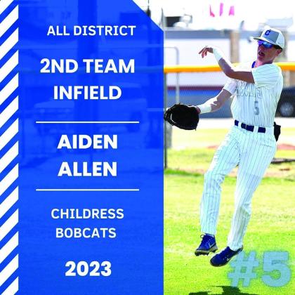 Aiden Allen, Junior, Second Team Infield