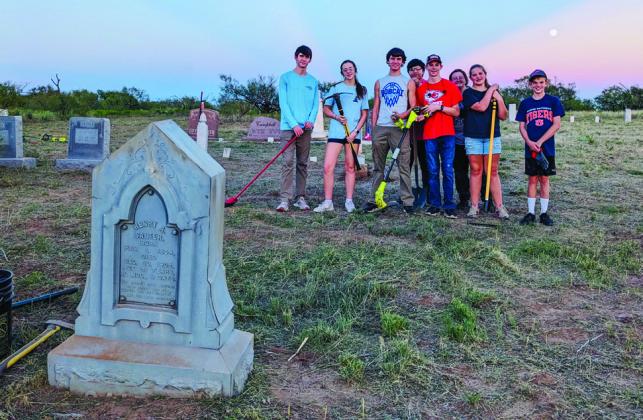 Youth project impacts Loco Cemetery