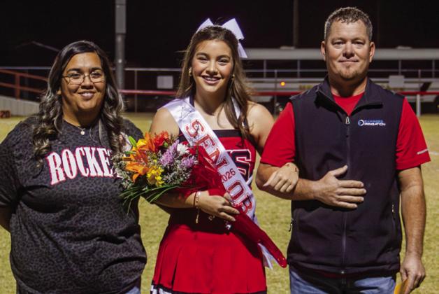 Treylea Wiebe is the daughter of Henry and Amanda Wiebe. Treylea has been a varsity cheerleader for the Skyrockets for two years.