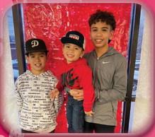 Dahmian, 13 1/2, Alejandro, 3 1/2, and TJ, 16, are the sons of Shauna and Tino Salinas of Wellington, grandsons of Queta and Dawn Thomas and Florentino Ramos and the late Hermelinda Salinas Villegas, great-grandsons of the late Susan and Carl Crutcher and great-nephews of Maria and Jesus Lopez, all of Wellington.