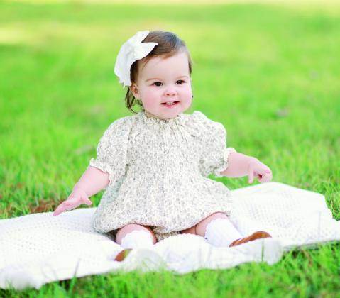 Willa Wren, 1, is the daughter of Koby and Hannah Long, of Sulphur Springs, granddaughter of Barry Long, of Wellington, Bryan Browning, of Bremond, Jan and Tim Shaw, of Bryan, and Shelly and Matthew Hanna, of San Antonio, and great-granddaughter of Benson and Betty Long, of Wellington, Katie Browning, of Franklin, and Azenith Blades, of Sulphur Springs.