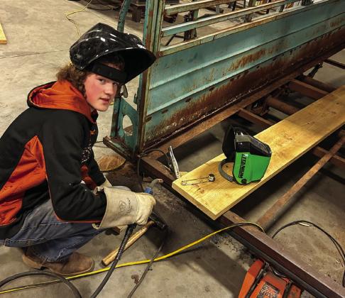 Career training center repairs trailer
