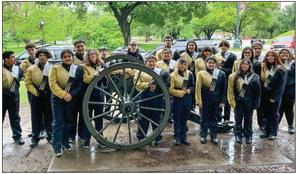 Memphis Cyclone Band visits Austin
