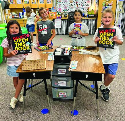 Childress Elementary School students receive take-home summer reading material, thanks to the success of the recent Books are Fun Fundraiser. Childress Elementary School