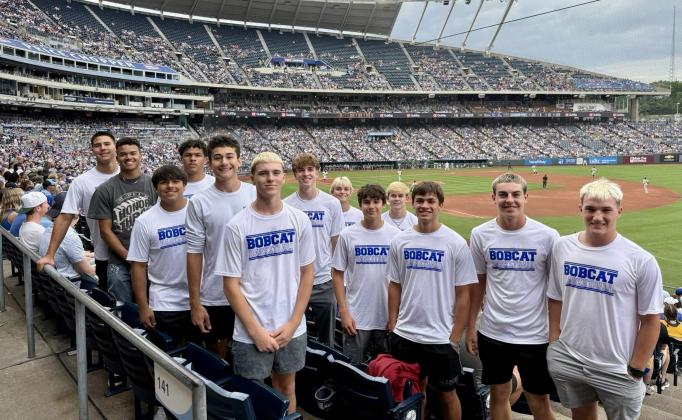 The Childress Bobcat basketball team travels to Kansas during summer camp, visiting the University of Kansas, as well as watching the Kansas City Royals take on the New York Yankees at Kauffman Stadium. Courtesy Photos