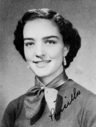 Priscilla Baumgardner, Wellington High School Class of 1953 Salutatorian