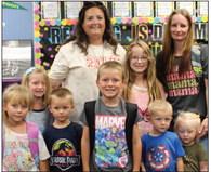 Wellington Elementary School students meet their teachers