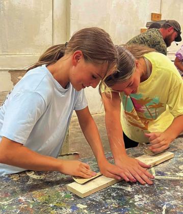 Childress Junior High School students celebrate busy first week of school