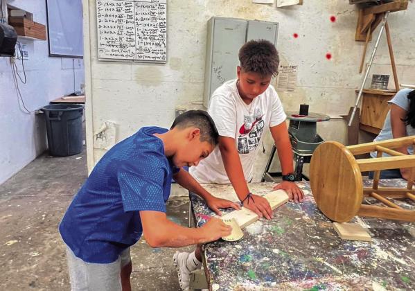 Childress Junior High School students celebrate busy first week of school