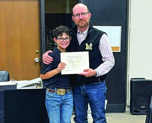 Memphis ISD recognizes Superintendent’s List, Employee of the Month honorees