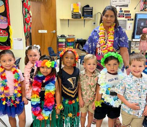 Memphis Independent School District (ISD) students and staff kick off the football season island style, wearing their best tropical getup as the Cyclones took on Dimmitt Friday, Aug. 29. Memphis ISD
