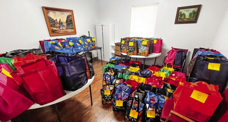 First Baptist Wellington assembles Blessing Bags
