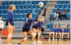 The junior varsity and varsity Childress Lady Cats take on the Texas Leadership Charter Academy of Abilene Lady Eagles Tuesday, Sept. 12 in Childress. The varsity Lady Cats took down the Lady Eagles in a 3-2 final with sets of 23-25, 25-22, 19-25, 29-27 and 15-7. Photos by Childress High School Yearbook Staff