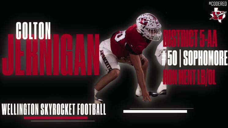 Colton Jernigan, Honorable Mention Linebacker and Offensive Lineman