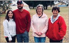 Cassandra Torrez, left, and Ryan Colson win the $250 ice cream freeze off grand prize with Dr. Pepper ice cream. Toni Cummings garnered second place and Shannon West third place. Greenbelt Electric Cooperative, Inc. donated the $250 prize.