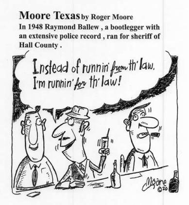 Seven years after he received a full pardon, bootlegger Raymond Ballew ran for sheriff, promising to end bootlegging in Hall County. Photos Courtesy of the collection of John R. Ballew