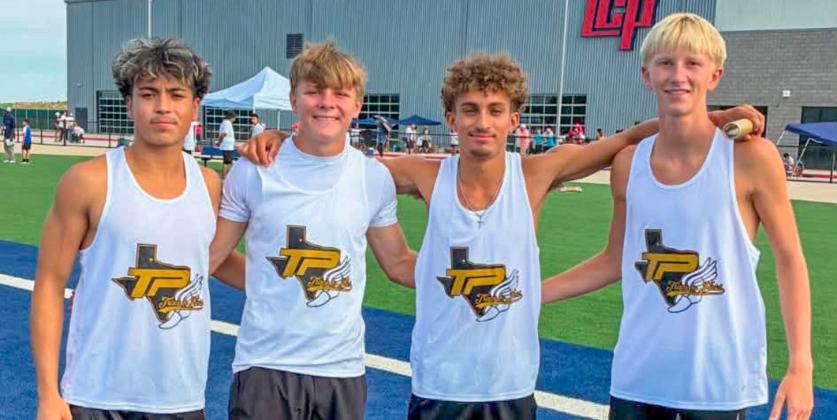 Texas Panhandle Track and Field Club athletes punch their tickets for the upcoming Texas Amateur Athletic Foundation State Games of Texas, which will be held Thursday, July 30-Sunday, Aug. 2 in Bryan-College Station. COURTESY PHOTOS