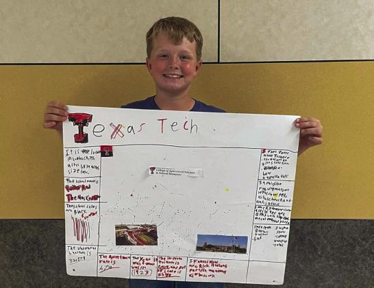Sixth graders research higher education options