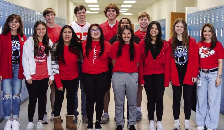 Childress goes ‘red’for Straton