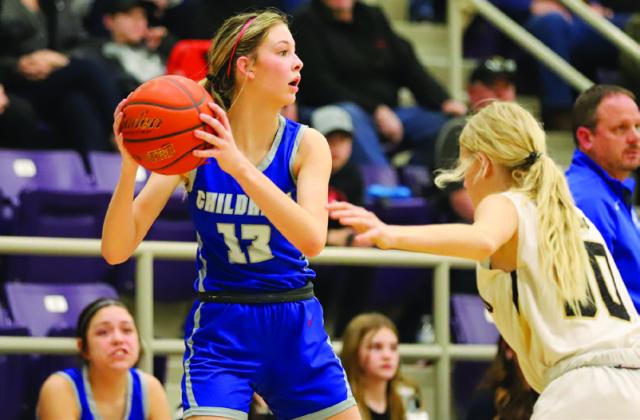 Adah Henderson, Senior, Post, Co-Offensive Most Valuable Player Photos by Childress High School Yearbook Staff