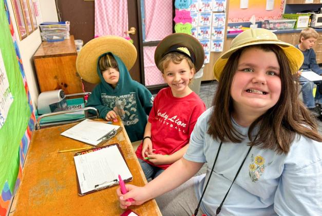 Childress Elementary School puts on their thinking caps