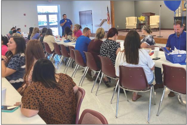 First Baptist Church hosts Childress ISO back-to-school lunch
