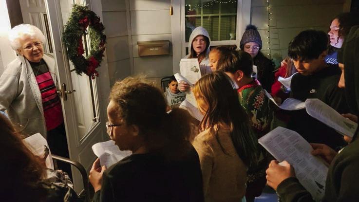Youth of the First Baptist Church (FBC) Wellington report being blessed to sing Christmas carols to several very special people the evening of Thursday, Dec. 22. In turn, they blessed those they visited and even got to sing “Happy Birthday” to a special someone. “It is such a joy to see God use these young people for His good,” said FBC Wellington Pastor Ronnie Lambert. “We had the best time and made wonderful memories. Merry Christmas from the youth of FBC Wellington.” Courtesy Photos