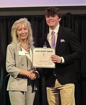 Memphis’ Braylee Brooks, Riley Lindley and Carson Smith recently earn 4-H Foundation Scholarships. Courtesy Photos