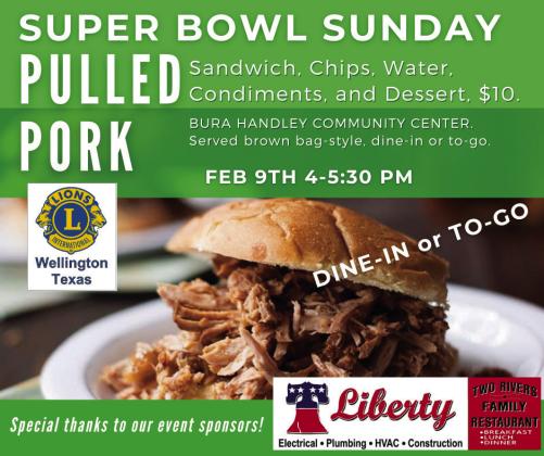 Wellington Lions Super Bowl fundraiser to coincide with Senior Citizens watch party