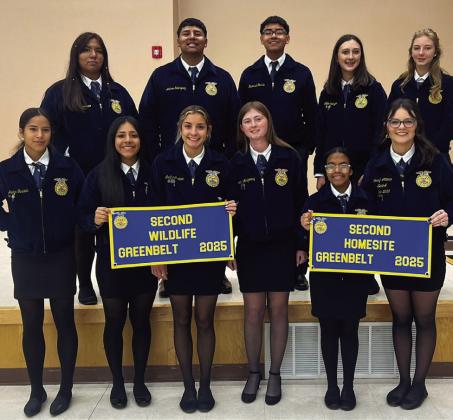 Memphis,Wellington FFA represent at Greenbelt District Meeting