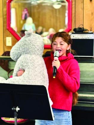Monson Music Studio’s Sanders entertains at senior center