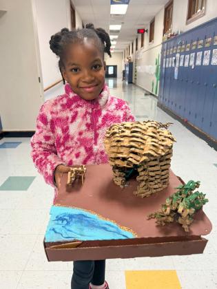 Fourth graders create Native American