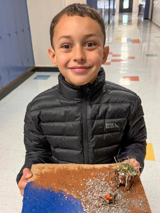 Fourth graders create Native American