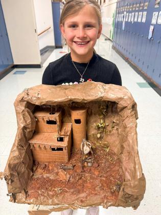Fourth graders create Native American