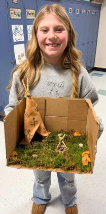 Fourth graders create Native American