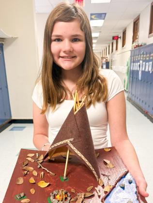 Fourth graders create Native American